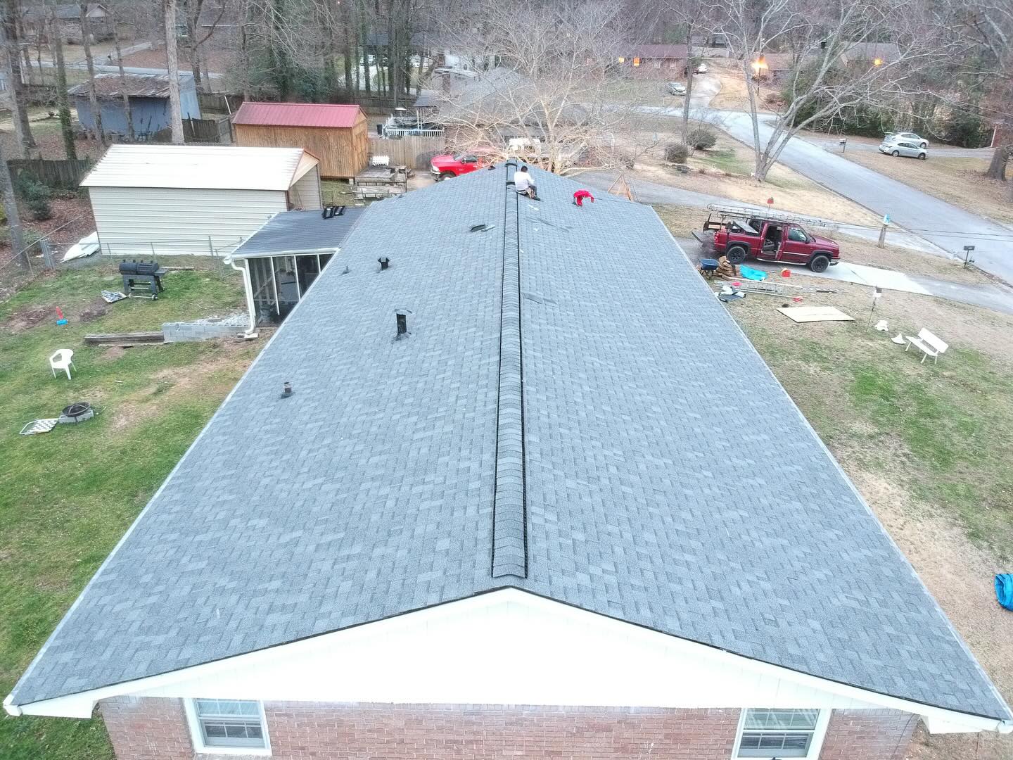 Beautiful Pewter Gray Roof Replacement in Dallas, GA